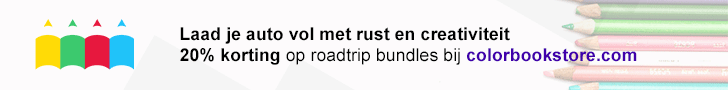 advertentie banner voor kleurboeken